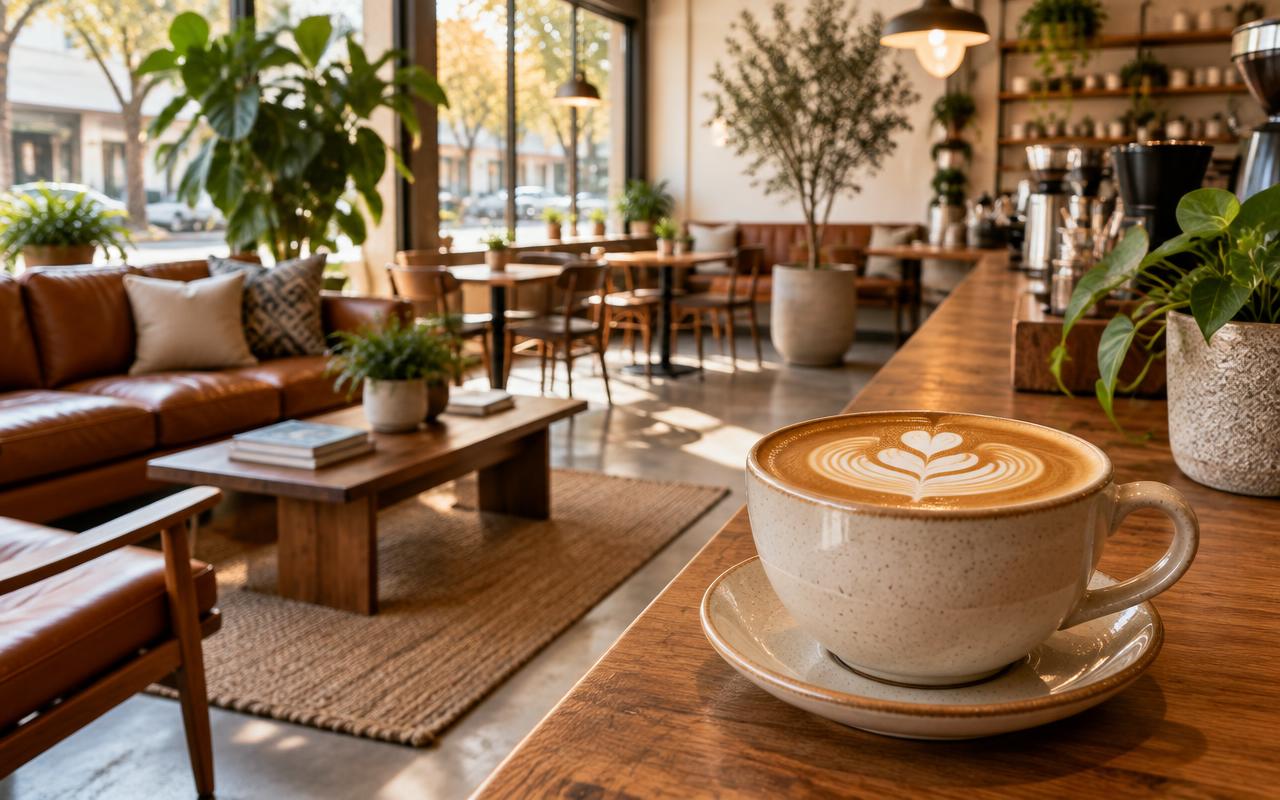 Sample coffee shop website concept for a small business in Gonzaga, Cagayan